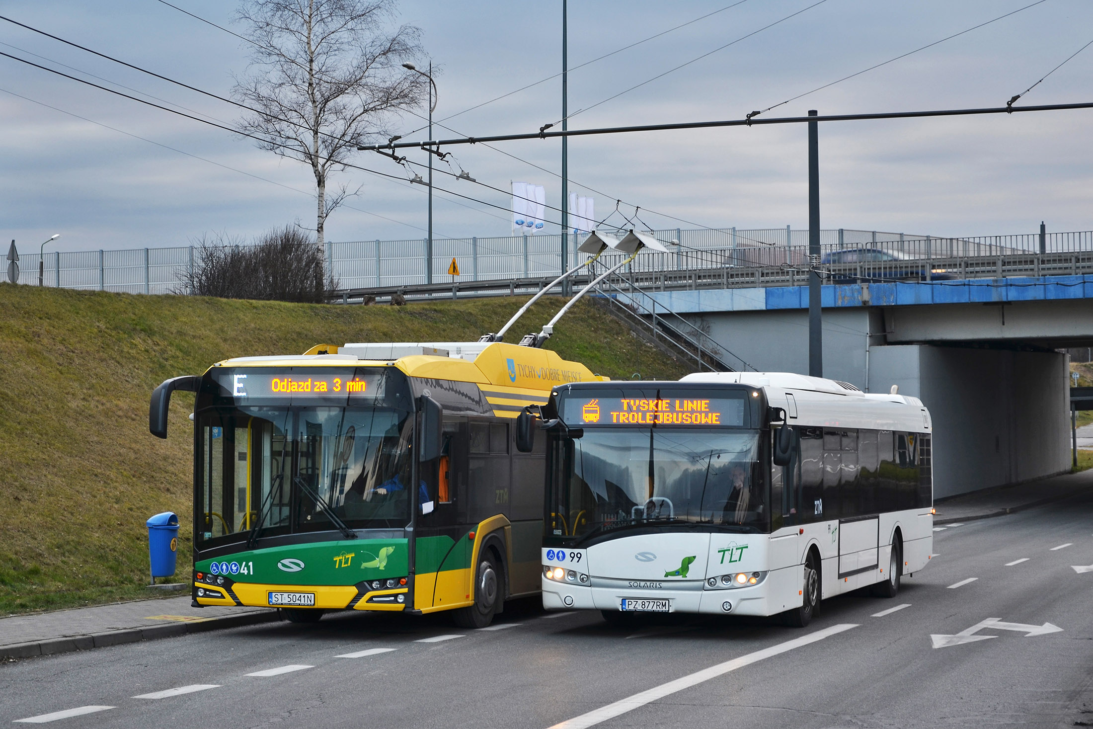 Solaris Trollino 12MD nr 41 oraz Solaris Urbino 12 Hybryd nr 99